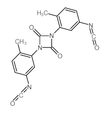 Isocyanic acid,(2,4-dioxo-1,3-uretidinediyl)bis(4-methyl-m-phenylene) ester (6CI,7CI,8CI)结构式