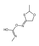 [(Z)-(2-methyl-1,3-oxathiolan-4-ylidene)amino] N-methylcarbamate结构式