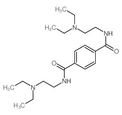 N,N-bis(2-diethylaminoethyl)benzene-1,4-dicarboxamide Structure