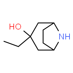 8-Azabicyclo[3.2.1]octan-3-ol, 3-ethyl- (9CI) structure