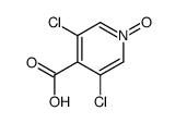 3,5-dichloro-1-oxido-pyridin-1-ium-4-carboxylic acid Structure