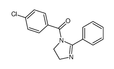 1-(4-chloro-benzoyl)-2-phenyl-4,5-dihydro-1H-imidazole结构式