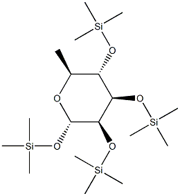 1-O,2-O,3-O,4-O-Tetrakis(trimethylsilyl)-6-deoxy-α-L-mannopyranose picture