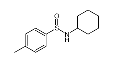 N-cyclohexyl-4-methylbenzenesulfinamide Structure