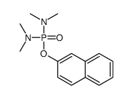 N-[dimethylamino(naphthalen-2-yloxy)phosphoryl]-N-methylmethanamine结构式