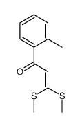 3,3-BIS-METHYLSULFANYL-1-O-TOLYL-PROPENONE结构式