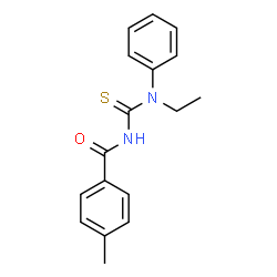 N-{[ethyl(phenyl)amino]carbonothioyl}-4-methylbenzamide picture