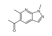 1-(1,6-dimethylpyrazolo[3,4-b]pyridin-5-yl)ethanone Structure