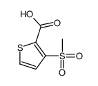 3-methylsulfonylthiophene-2-carboxylic acid结构式