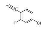 Benzene, 4-chloro-2-fluoro-1-isocyano- (9CI)结构式
