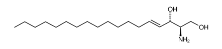 L-erythro Sphingosine (d18:1) structure