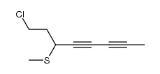 8-chloro-6-methylsulfanyl-octa-2,4-diyne结构式