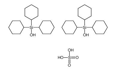 sulfuric acid,tricyclohexyl(hydroxy)silane结构式