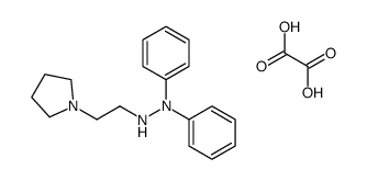 1,1-diphenyl-2-(2-pyrrolidin-1-ylethyl)hydrazine,oxalic acid Structure