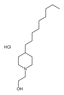 2-(4-nonylpiperidin-1-yl)ethanol,hydrochloride结构式