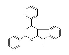9-methyl-2,4-diphenyl-4,9-dihydroindeno[2,1-b]pyran Structure