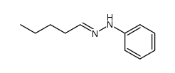 pentanal N-phenylhydrazone结构式