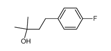 3-(4-fluorophenyl)-1,1-dimethylpropanol Structure