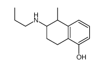 5-methyl-6-(propylamino)-5,6,7,8-tetrahydronaphthalen-1-ol结构式