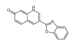 3-(1,3-benzoxazol-2-yl)-1H-quinolin-7-one结构式