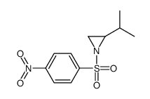 1-(4-nitrophenyl)sulfonyl-2-propan-2-ylaziridine Structure