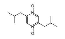 2,5-diisobutylpyrazine 1,4-dioxide Structure