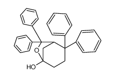 2,2,7,7-tetraphenyl-6-oxabicyclo[3.2.1]octan-5-ol结构式