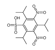 3,5-dinitro-2,4,6-tri(propan-2-yl)benzenesulfonic acid Structure