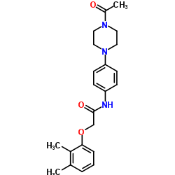 N-(4-(4-acetylpiperazin-1-yl)phenyl)-2-(2,3-dimethylphenoxy)acetamide Structure