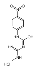 1-(N'-methylcarbamimidoyl)-3-(4-nitrophenyl)urea,hydrochloride Structure