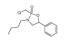 3-butyl-2-(chloromethyl)-5-phenyl-1,3,2λ5-oxazaphospholidine 2-oxide Structure
