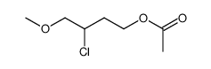 4-acetoxy-2-chloro-1-methoxy-butane结构式