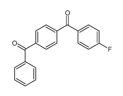 [4-(4-fluorobenzoyl)phenyl]-phenylmethanone结构式