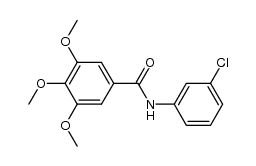 (3-Chlor-phenyl)-(3.4.5-trimethoxy-benzoyl) Structure