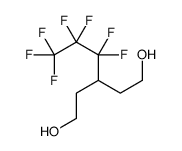 3-(1,1,2,2,3,3,3-heptafluoropropyl)pentane-1,5-diol Structure