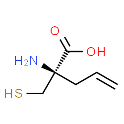 4-Pentenoicacid,2-amino-2-(mercaptomethyl)-,(2R)-(9CI) structure