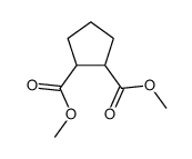 1,2-Cyclopentanedicarboxylic acid, dimethyl ester结构式