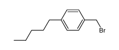 1-(bromomethyl)-4-n-pentylbenzene structure