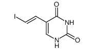 5-[(E)-2-iodoethenyl]-2,4(1H,3H)-pyrimidinedione Structure