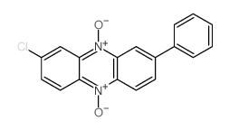 8-chloro-10-oxido-2-phenyl-phenazine 5-oxide structure