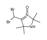 4-dibromomethyl-2,2,5,5-tetramethyl-2,5-dihydro-1H-imidazole 3-oxide结构式