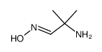 α-amino-isobutyraldehyde-oxime Structure