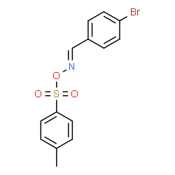 1-(4-bromophenyl)-N-{[(4-methylphenyl)sulfonyl]oxy}methanimine结构式