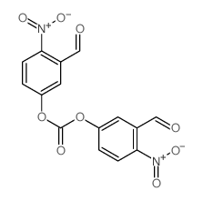 bis(3-formyl-4-nitro-phenyl) carbonate Structure