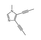 1H-Imidazole,1-methyl-4,5-di-1-propynyl-(9CI) Structure