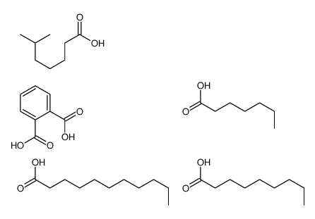 heptanoic acid,6-methylheptanoic acid,nonanoic acid,phthalic acid,undecanoic acid Structure