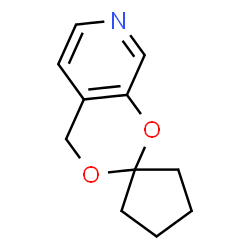 Spiro[cyclopentane-1,2-[4H-1,3]dioxino[4,5-c]pyridine] (9CI) structure