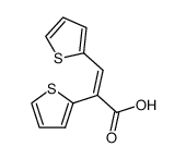 (Z)-2,3-di-(2-thienyl)acrylic acid结构式
