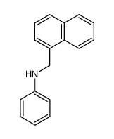 N-(Naphthalen-1-ylmethyl)benzenamine Structure