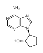 Cyclopentanol, 2-(6-amino-9H-purin-9-yl)-, cis- (8CI,9CI) Structure